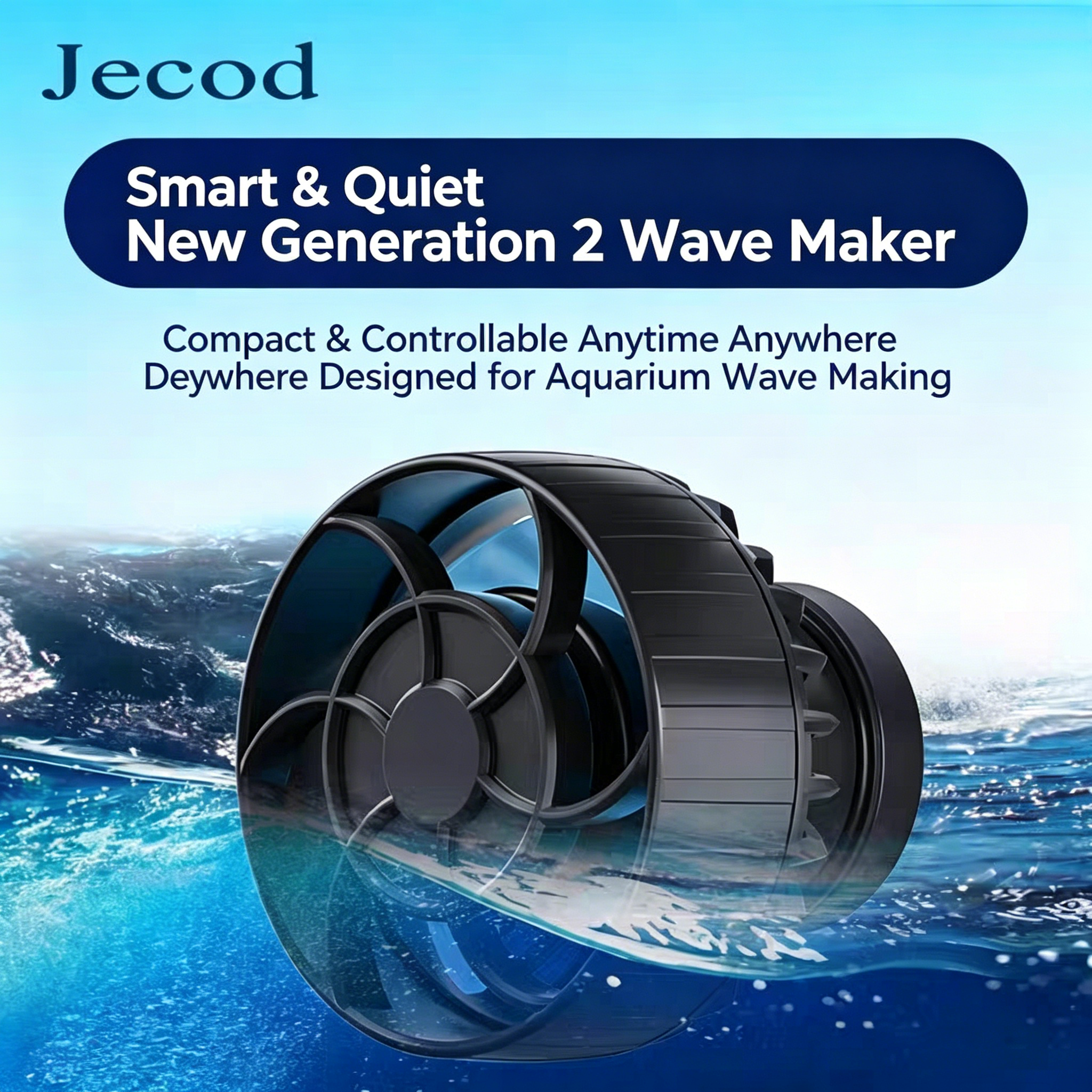 Marine Aquarium Wave Maker - Jebao Jecod ELW Series Sine Wave