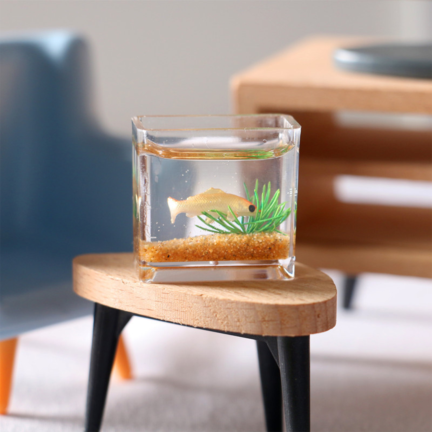 Aquarium Innovative Marine - Dollhouse Miniature Glass Fish Tank Ornaments