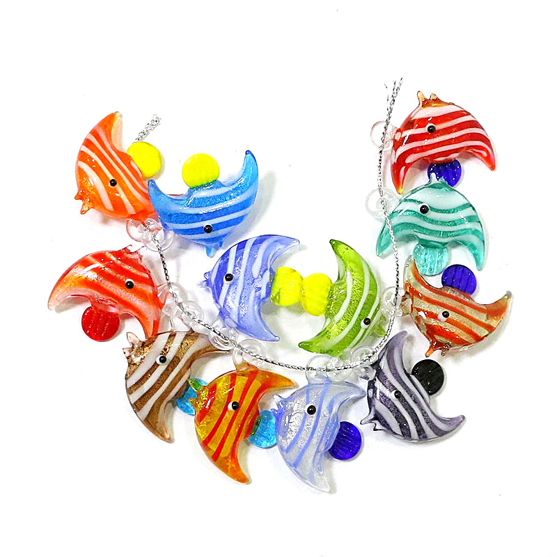 Aquarium Innovative Marine - 2pcs Colorful Cute Sea Fish Charms