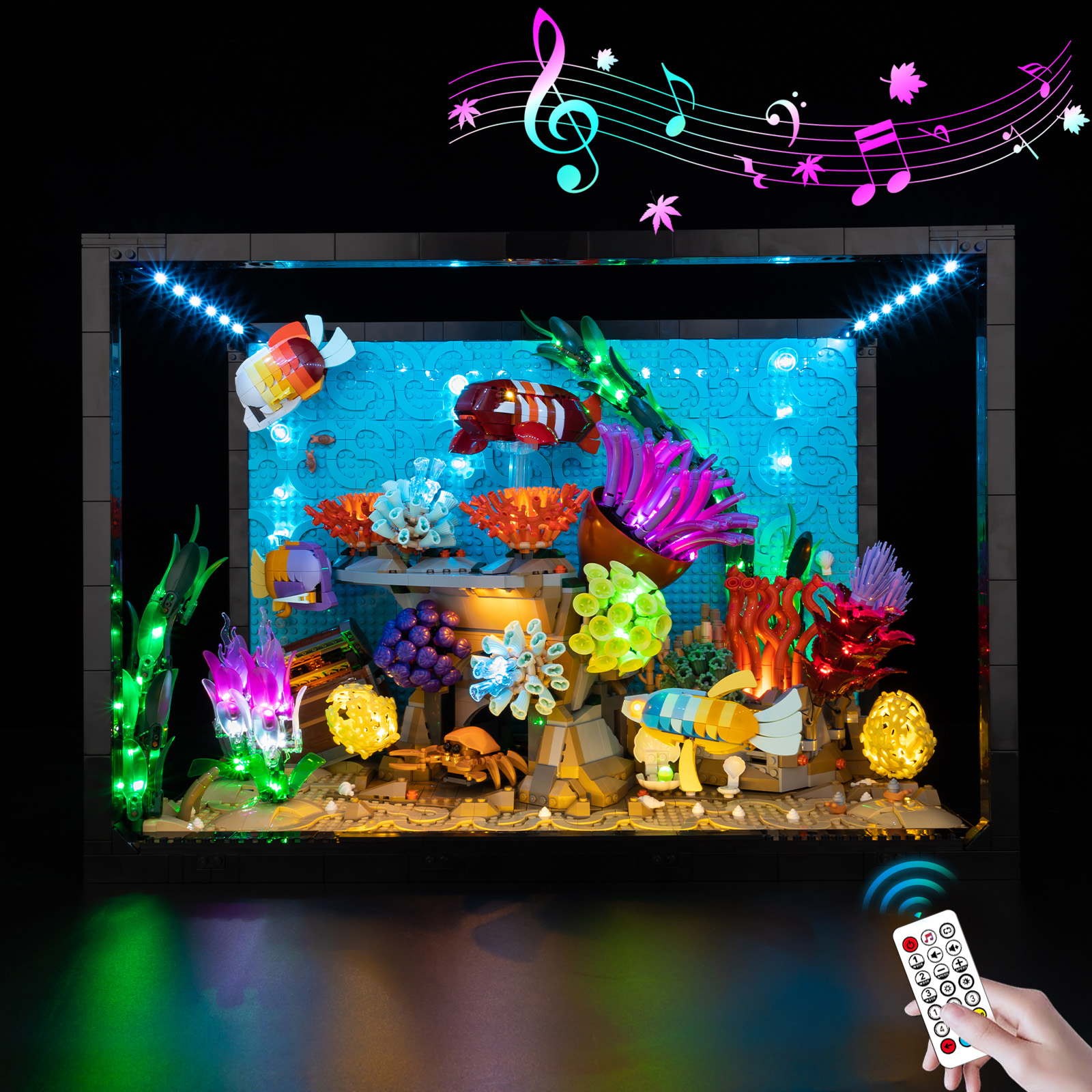 Marine Aquarium Lamp - Kyglaring LED Light Kit suitable for
