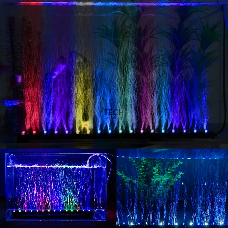 Marine Aquarium Lamp - Aquarium Fish Tank Underwater Submersible Air