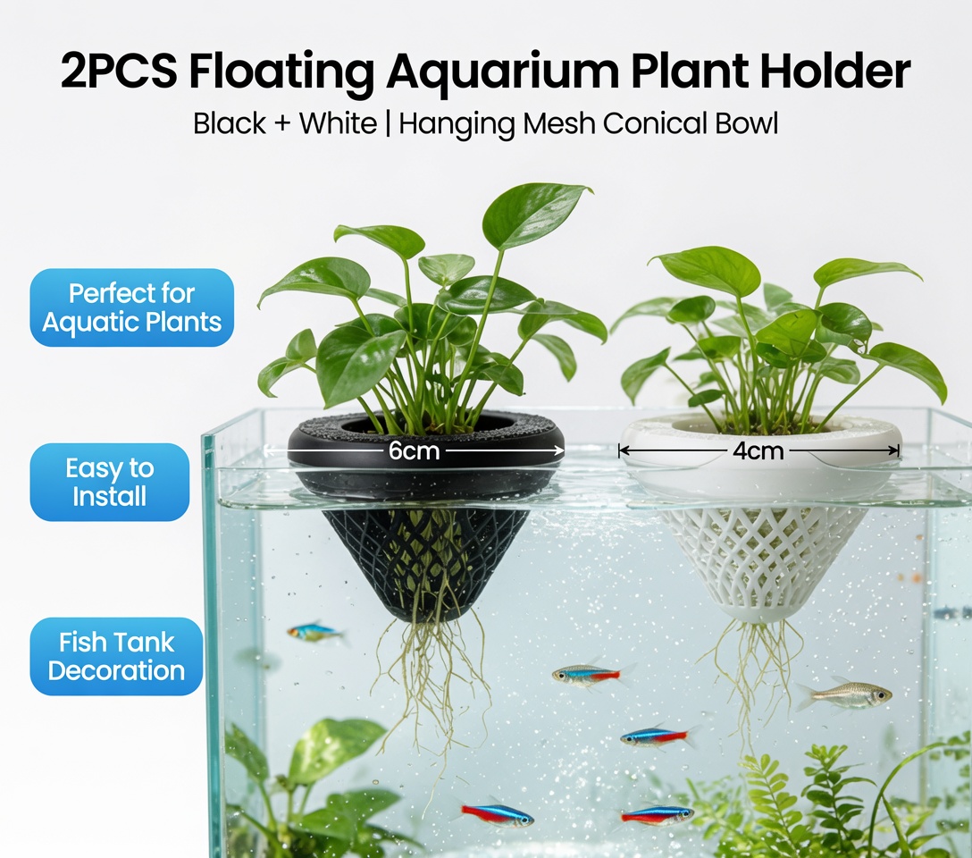 2PCS Floating Aquarium Plant H - Aquarium Innovative Marine review and price