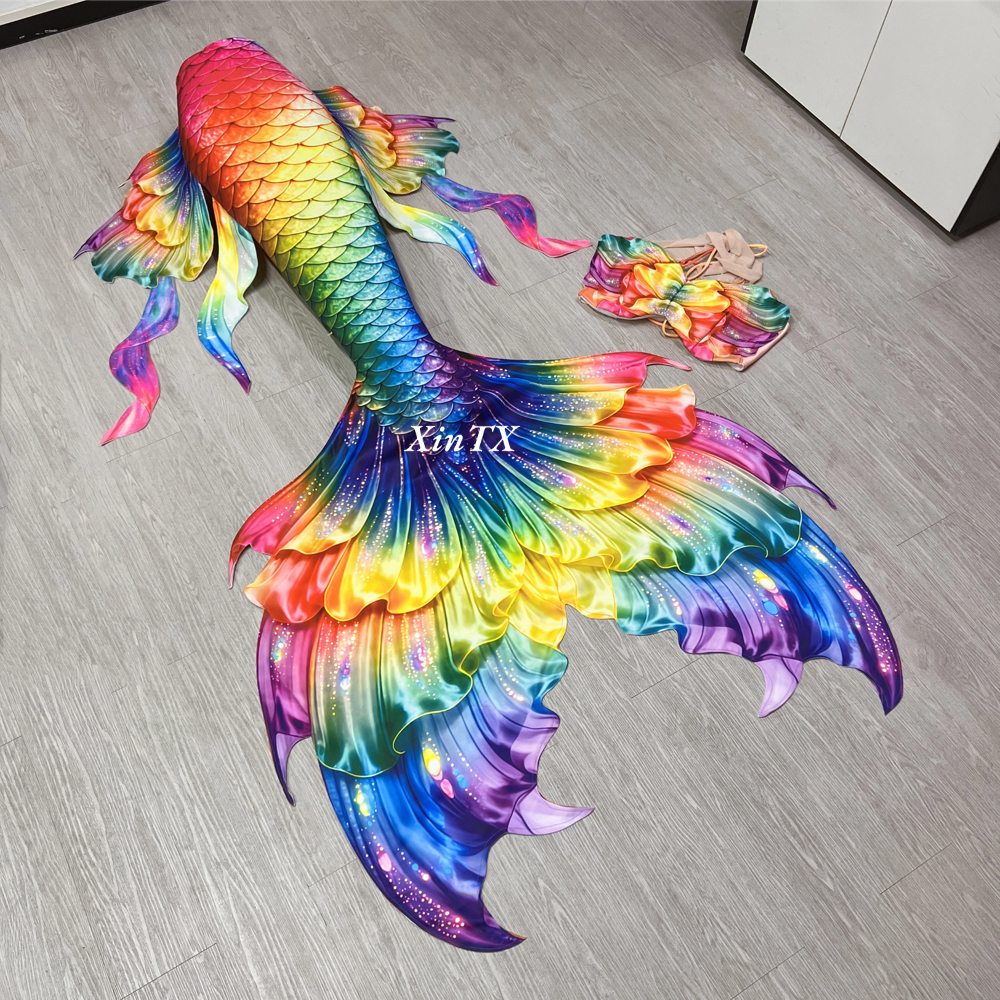Mermaid tail rainbow-colored l - Marine Aquarium Kit review and price