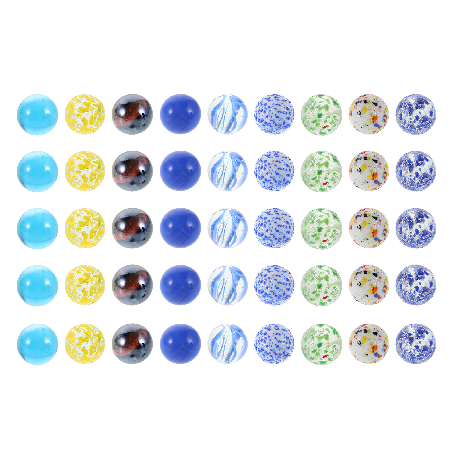 50Pcs Colored Glass Marbles Bu - Marine Aquarium Kit review and price
