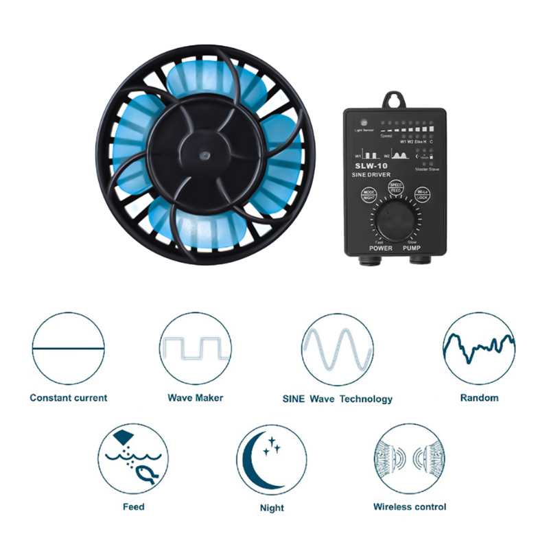 Jebao Jecod SLW Series Manual  - Marine Aquarium Wave Maker review and price