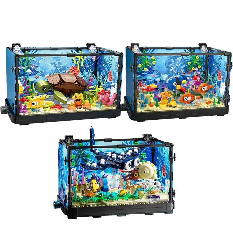 Fish Tank Building Block Set w - Marine Aquarium Kit review and price