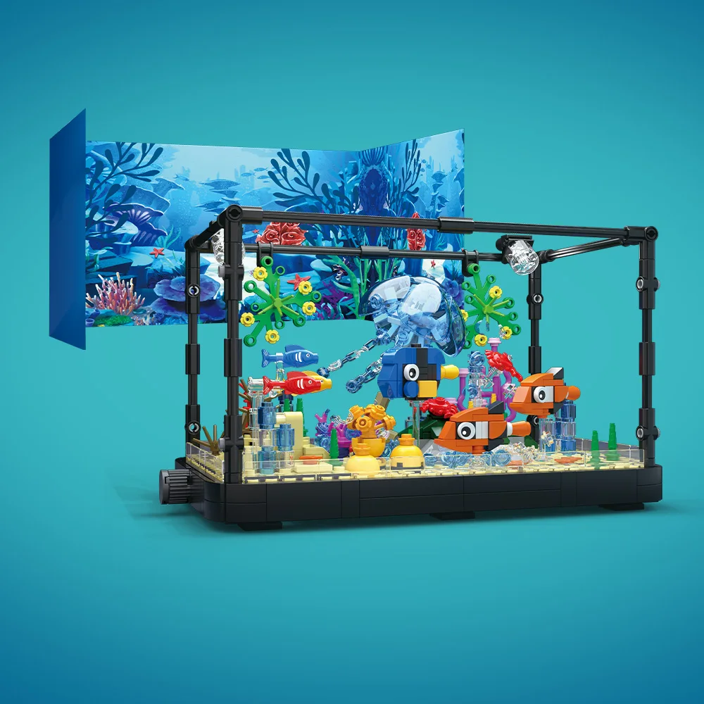 Fish Tank Building Block Set w - Marine Aquarium Kit review and price