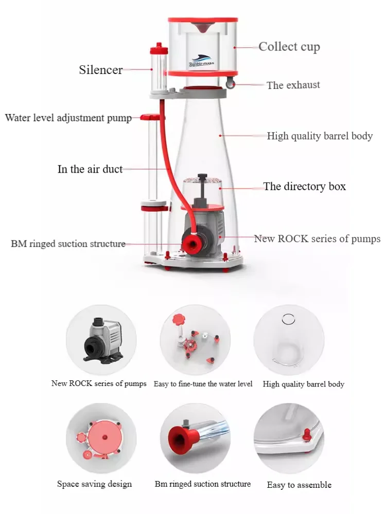 220-240V 50Hz Bubble Magus Cur - Protein Skimmer Hang On review and price