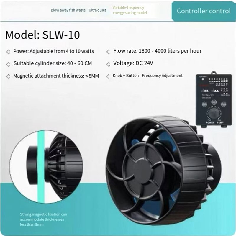 A23P SLW10 Wavemaker Silent Wa - Marine Aquarium Wave Maker review and price
