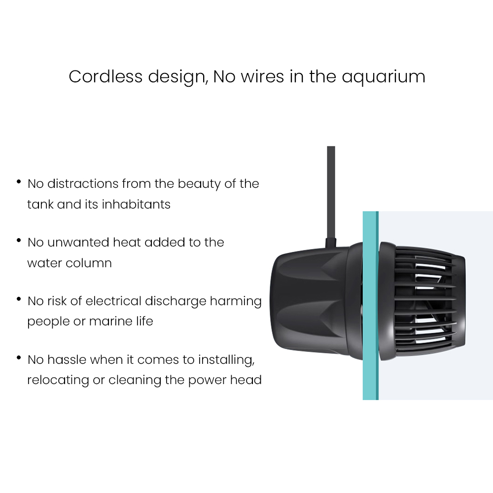 Jecod/Jebao New Cordless DMP-1 - Marine Aquarium Wave Maker review and price