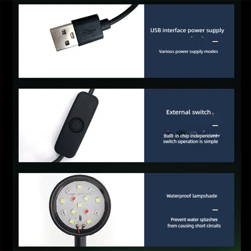 USB LED Fish Tank Clip Lamp Hi - Marine Aquarium Lamp review and price