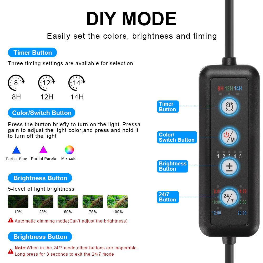 LED Aquarium Light Full Spectr - Marine Aquarium Uv Light review and price