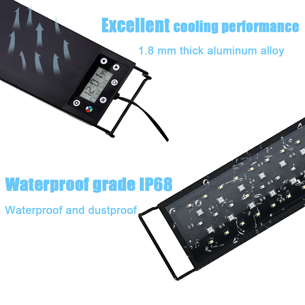 30-60cm Fish Tank 24/7 Full Sp - Marine Aquarium Lamp review and price