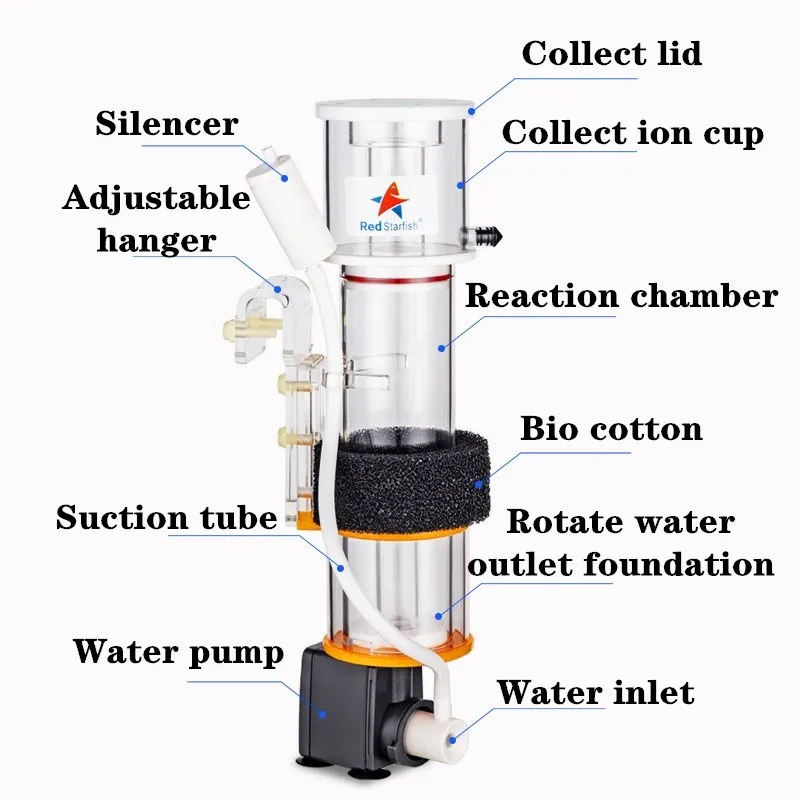 Red StarFish Protein Skimmer U - Marine Aquarium Wave Maker review and price