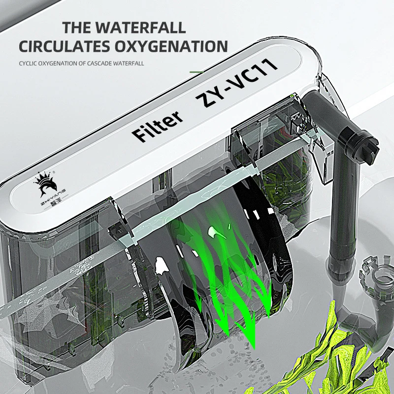 110V 220V Aquarium filter Wall - Protein Skimmer Hang On review and price